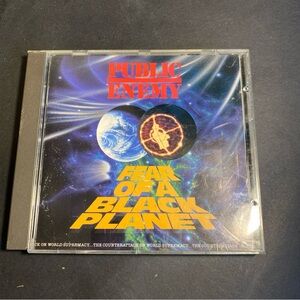 Public Enemy Fear Of A Black Planet CD 1990 Hip Hop Album Def Jam Bomb Squad